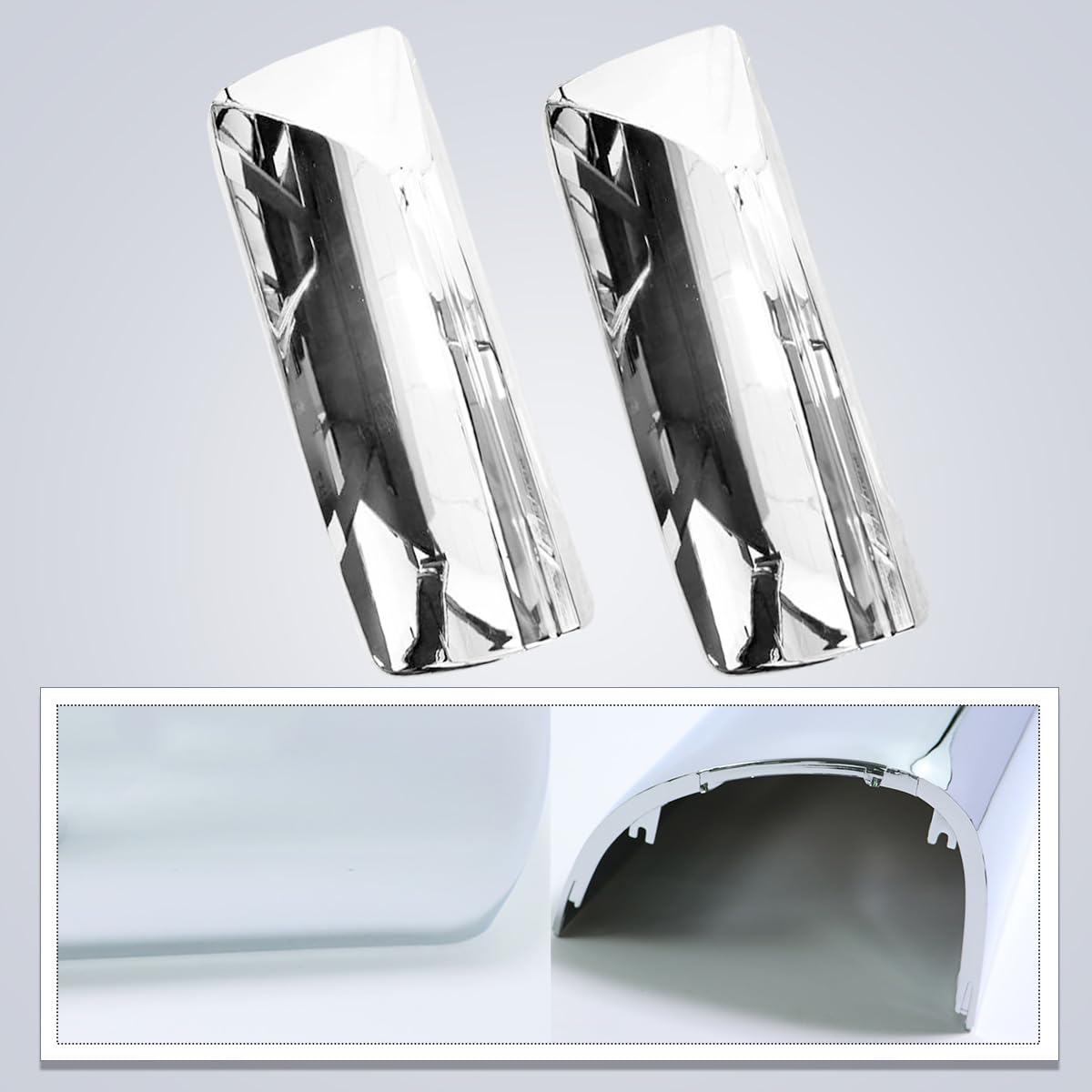 For International LT625 Trucks 2017-2020 Door Mirror Covers Black