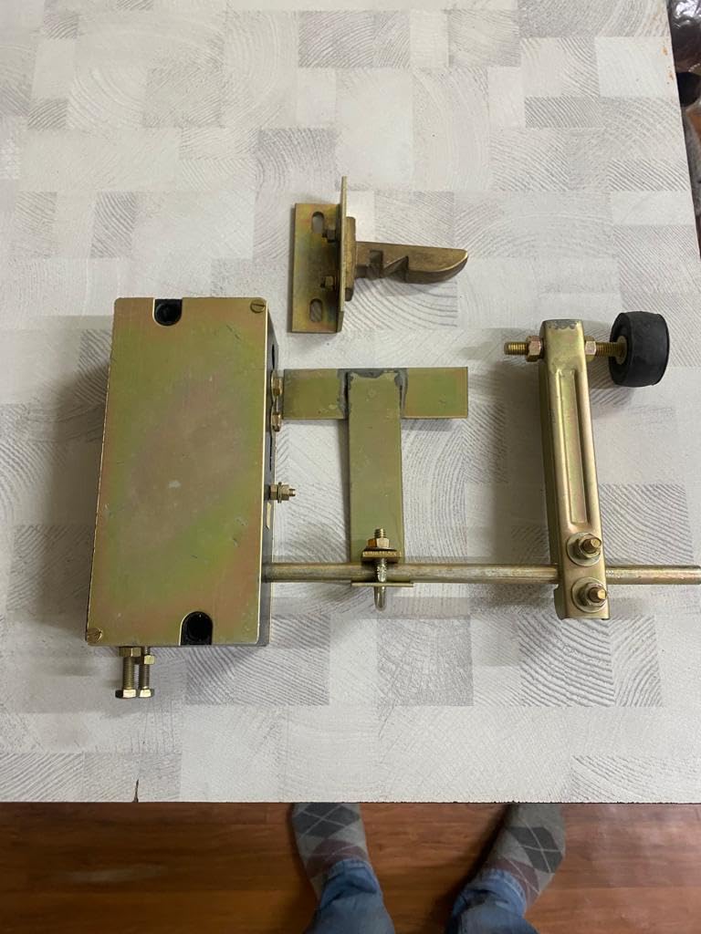Elevator Collapsible Gate Lock, Electromechanical Safety Interlock, Prevents Car Movement Until Gate is Shut-image-8