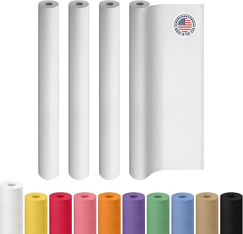 Miniatura 137 de IDL Packaging - Rollo de papel kraft rojo de 36 x 2160 pulgadas (180 pies), hecho en Estados Unidos, grosor 45 libras, arte, envoltura regalos