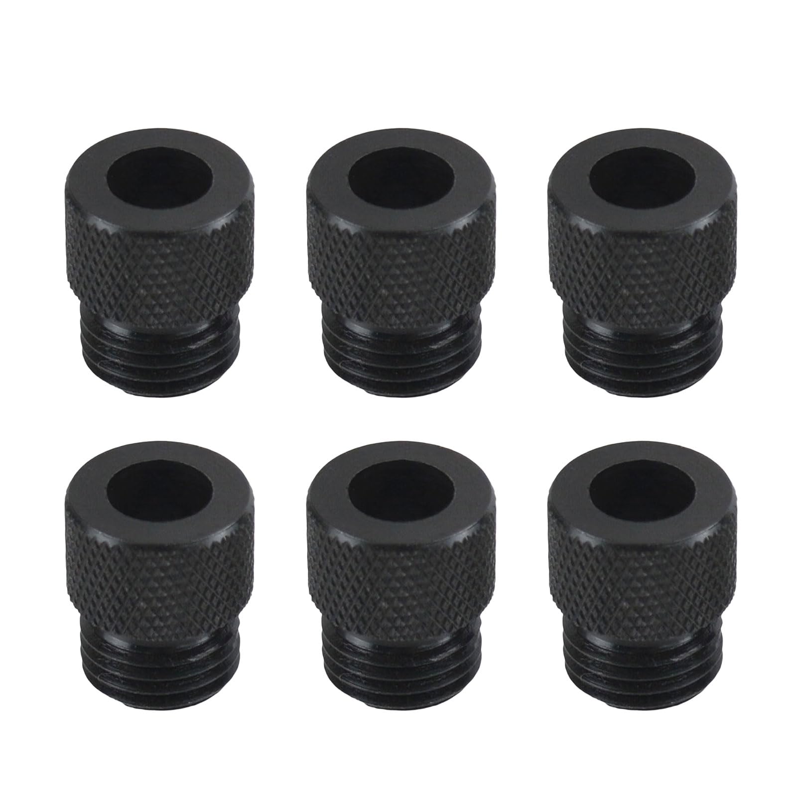 Multipurpose Heavy Duty Carbon Steel Drill Jigs 6Pcs for Accurate Alignment in Woodworking Metalworking Woodworking Positioning Tool
