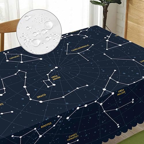 Miniatura 10 de Beabes Mantel rectangular de bulldog francés, resistente a las manchas, mantel colorido con cabeza de bulldog de cachorro, manteles de 52 x 70