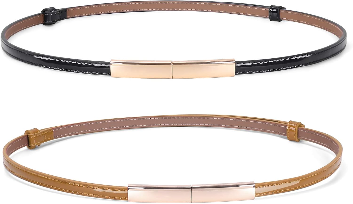 skinny gold belt for dress