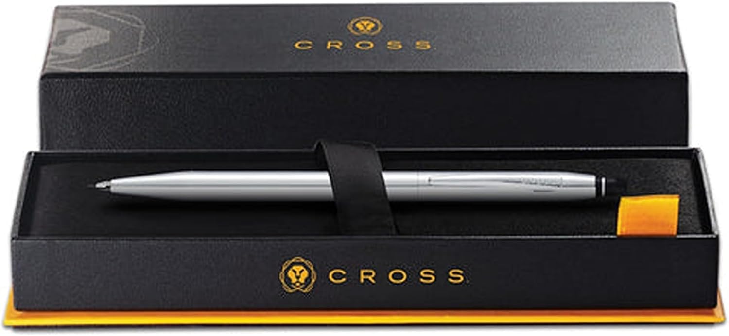 Cross Click Chrome with Chrome Appointments 0.5mm Pencil - High-End Writing Tool for Versatile Use - Smooth Writing & Journaling - Elegant Accessory - Long-Lasting - Includes Gift Box