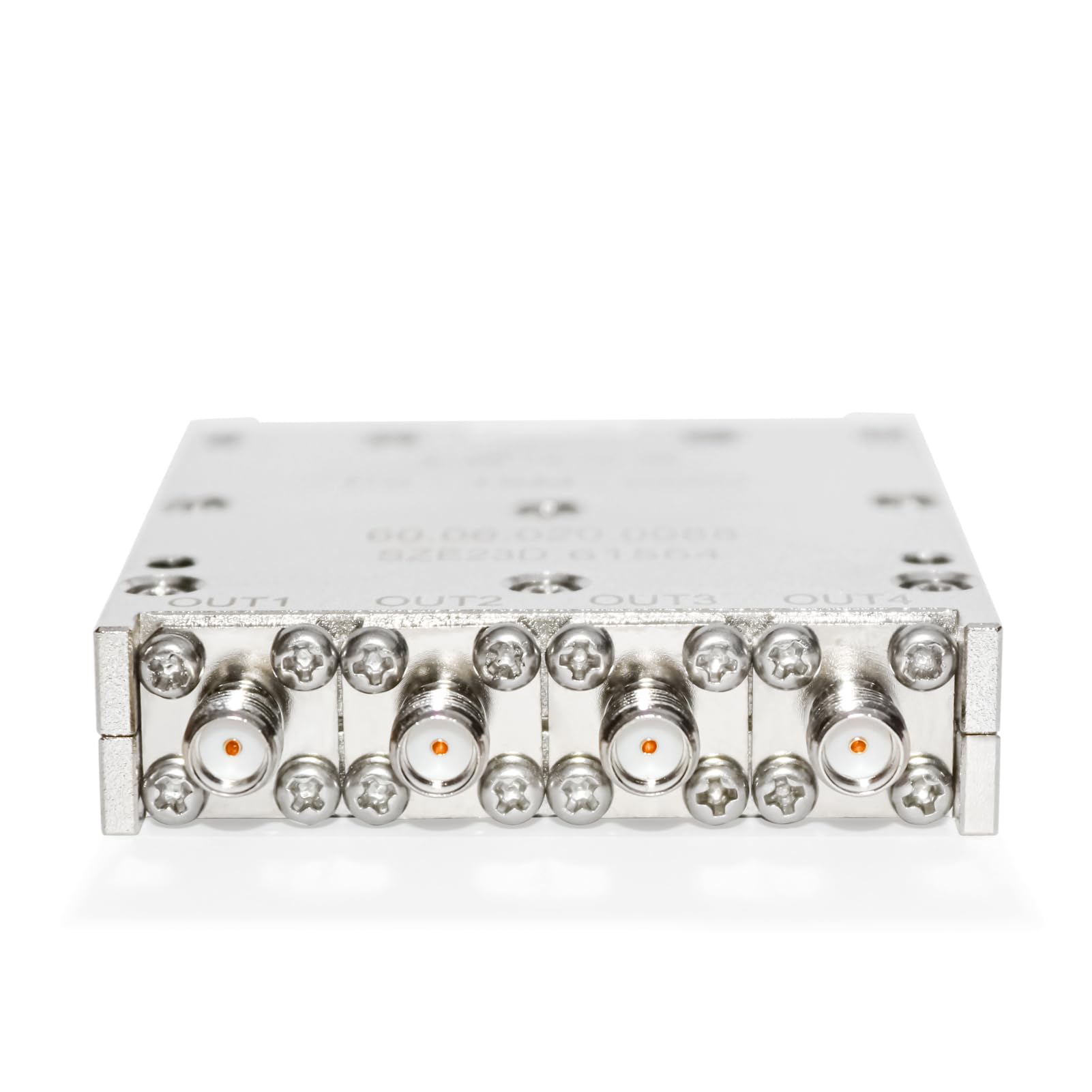 TOJOIN - Divisor de potencia pasivo de 4 vías para conectores SMA, divisor de cable coaxial de 0,5-6 GHz para accesorios de medición de RF/microondas, sistema de antena resistente a la corrosión