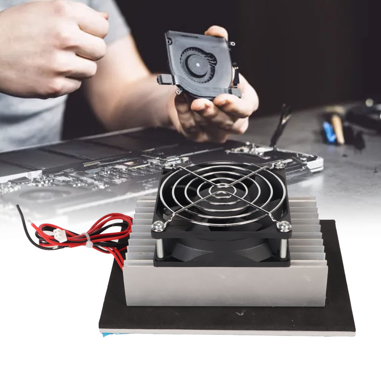 Amazon.com: Peltier Cooling Fan Quiet Aluminum Space Saving 120W