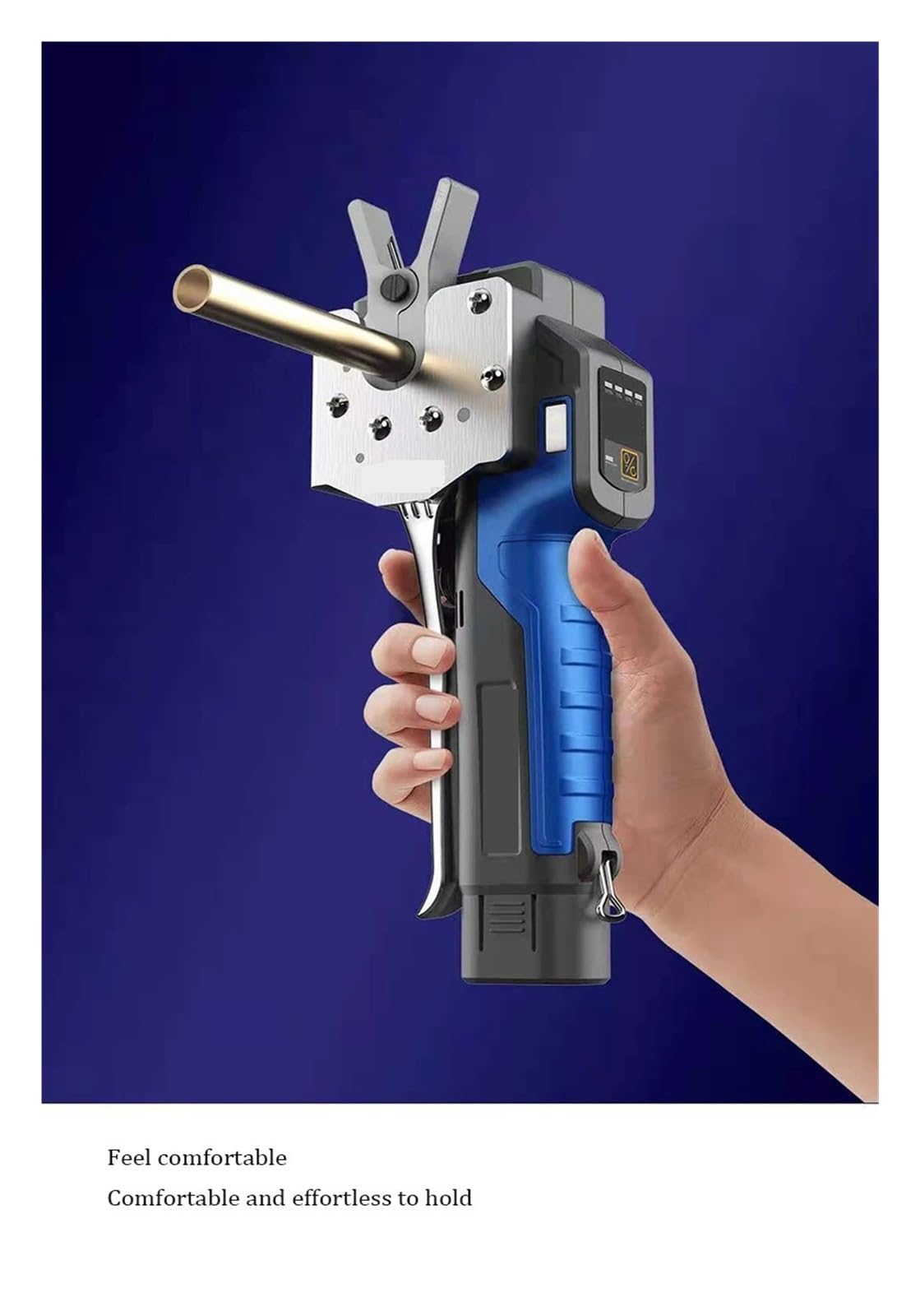 Expansor Eléctrico De Tubos Cobre Automático Herramienta Abocardado Recargable Abocardado RáPido Y Preciso(Set 1)