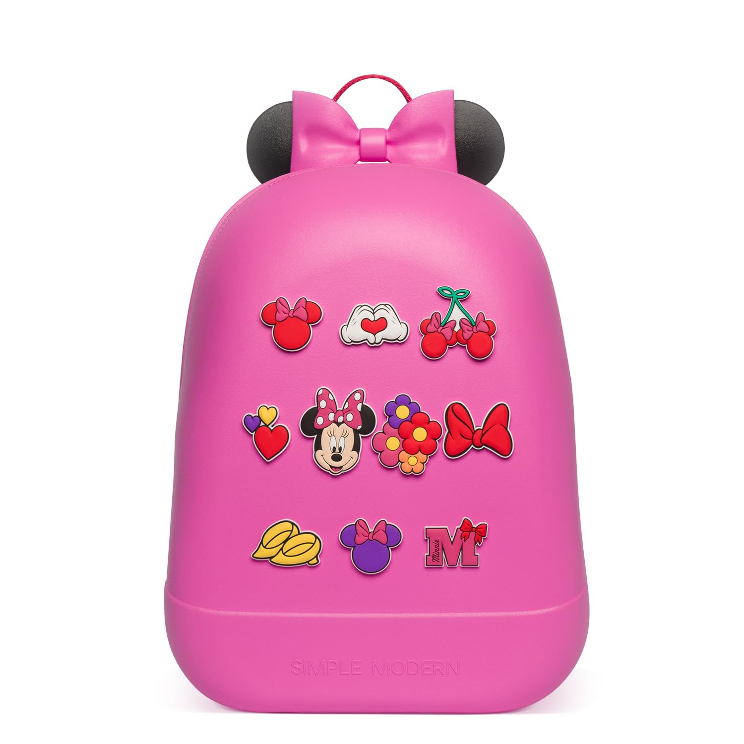 Disney Kids Getaway Backpack | Waterproof EVA Bag with Zipper Opening for Park, Pool, Travel | Durable and Lightweight | 13L | Minnie Mouse with Accessories
