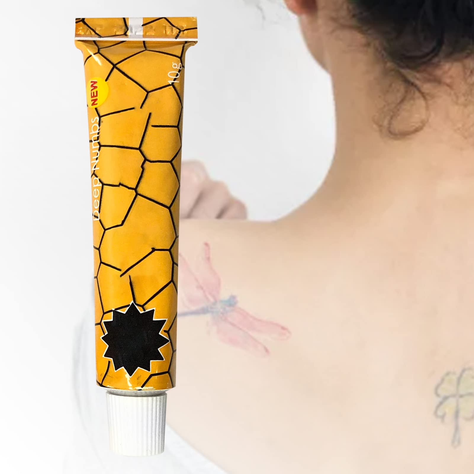 10g Krem znieczulający do tatuażu, przed tatuażem, depilacją laserową, piercingiem, 40%