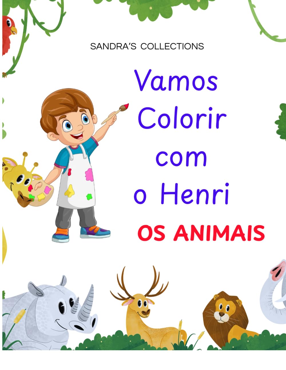 Colorindo com o Henri: Os Animais