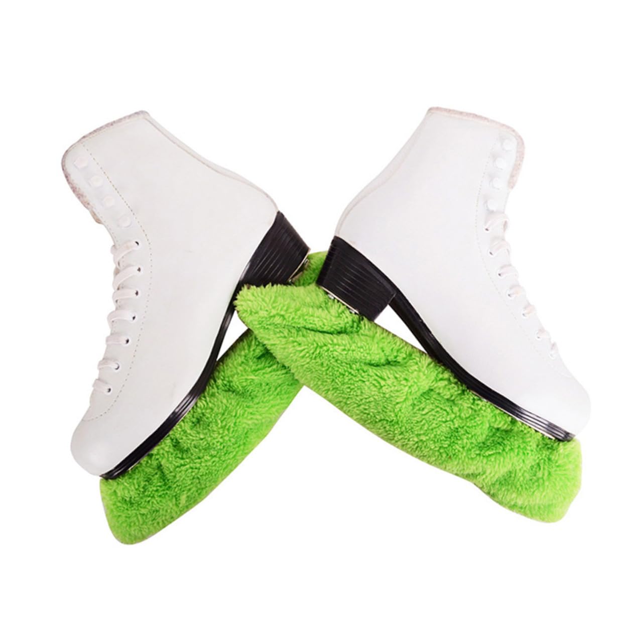 PRETYZOOM 2 Paia Coprilame per Ghiaccio in Peluche Elasticizzato Protezione Antiruggine e Assorbente per Lame Hockey Copertura Pratica e Leggera per Pattinaggio