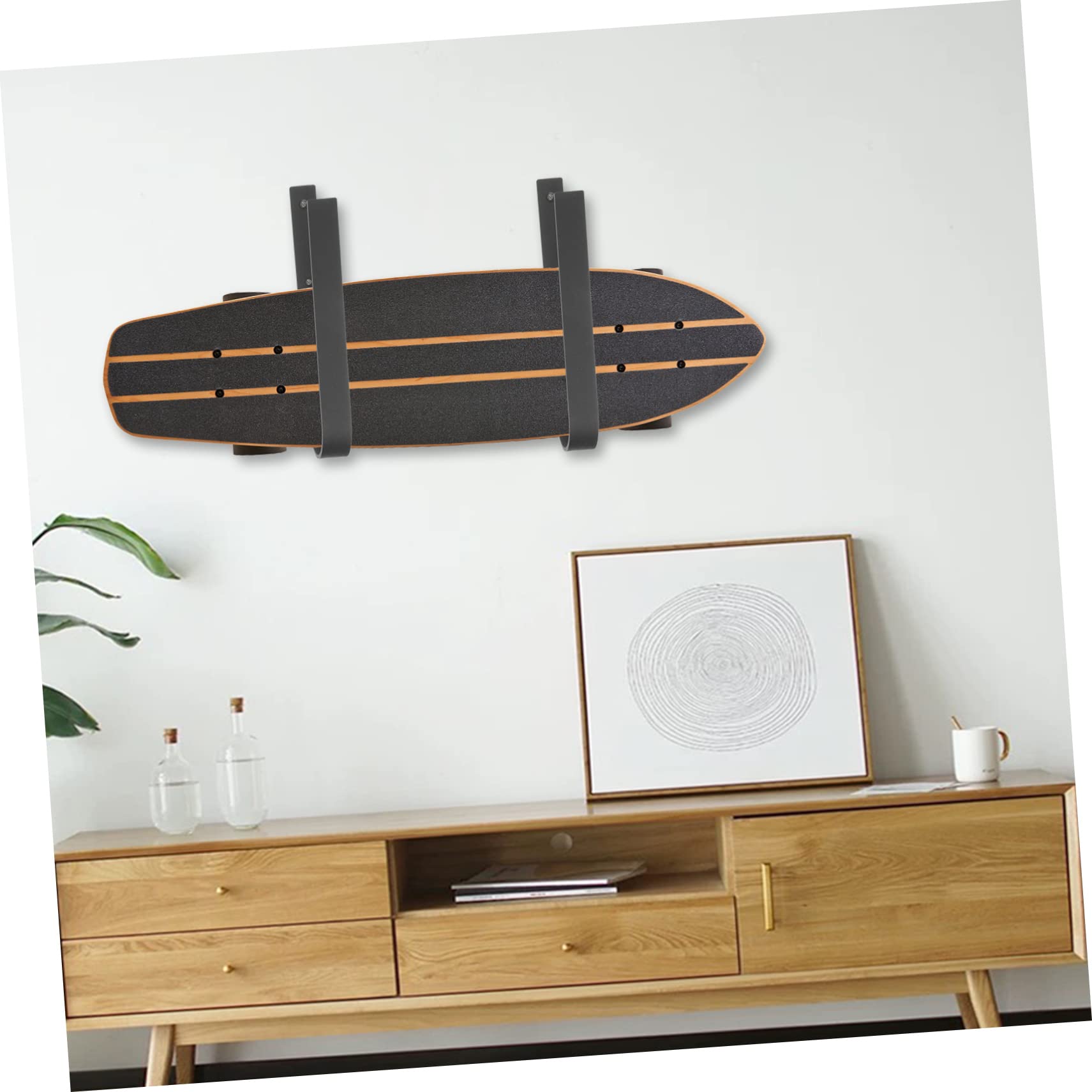 IMIKEYA Supports à Skis Muraux Support pour Snowboard Rangement pour Snowboards Intérieur