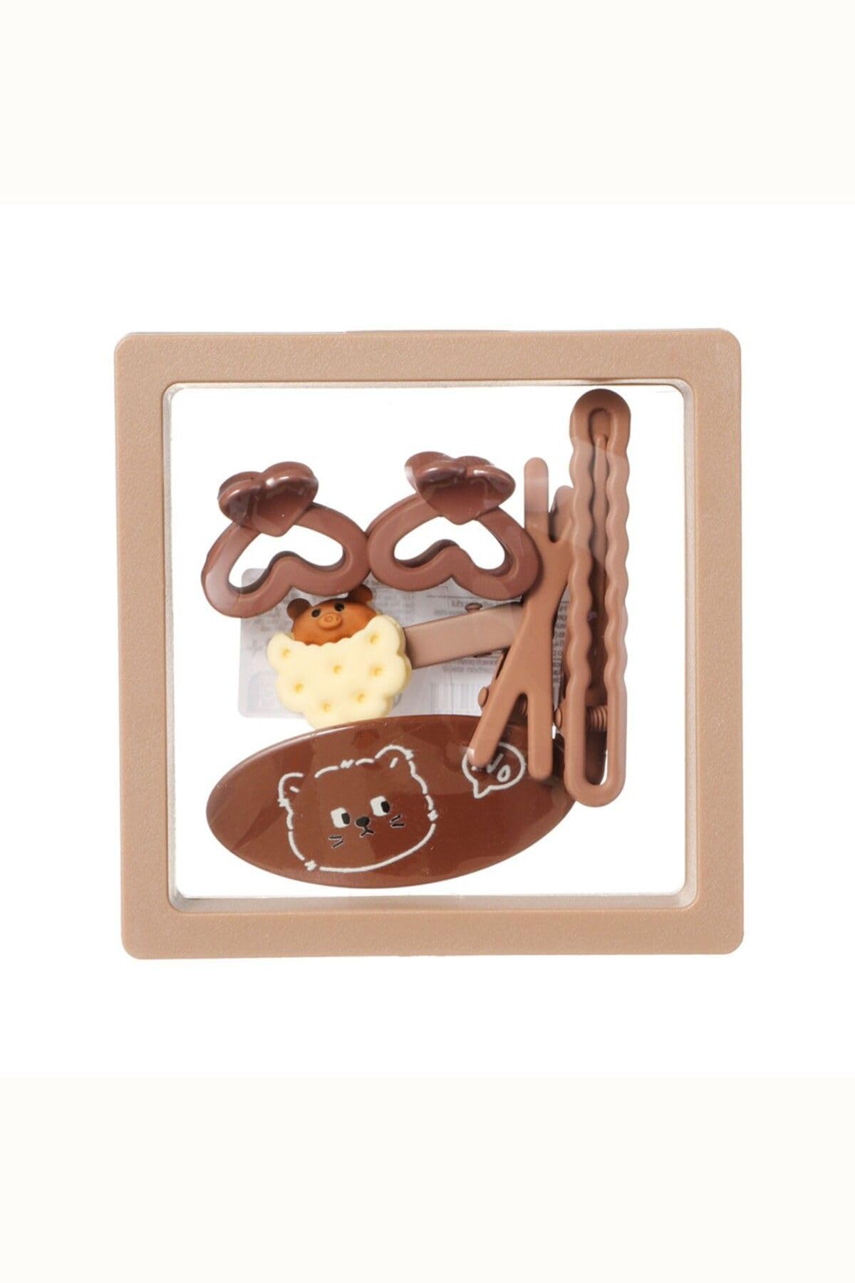 Miniso Şeffaf Kutulu 6'Lı Toka Seti