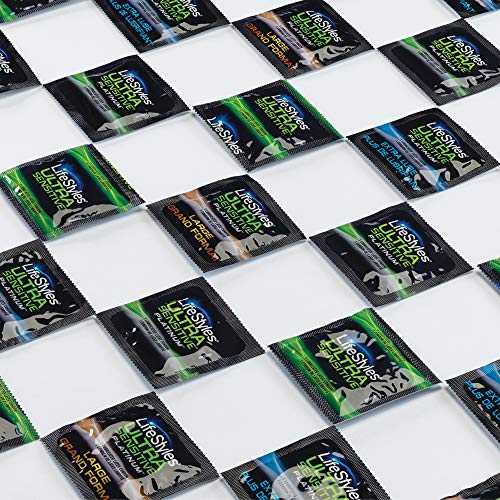 LifeStyles Ultra Sensitive Natural Feeling Lubricated Latex Condoms, 40 Count - Image 7