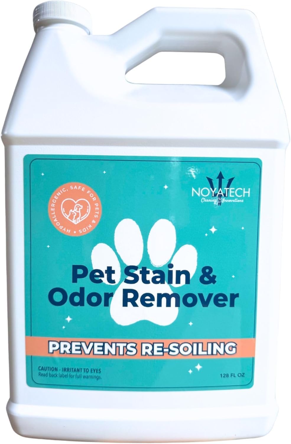 NOYATECH Pet Stain and Odor Remover, Enzyme Dog and Cat Urine, 1 Gallon