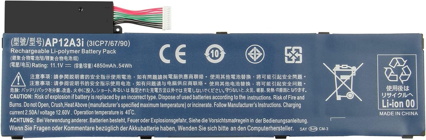 Wefly AP12A3i AP12A4i 3ICP7/67/90, KT.00303.002, BT.00304.011 Laptop Battery Compatible for Acer M3 M3-481 M3-581TG M5 M5-481TG M5-581TG M5-581TG M5-581TG M5-581TG M5-5-581T M5-481T M3 M5 (B0CK5RNSXS) Amazon Price History, Amazon Price Tracker