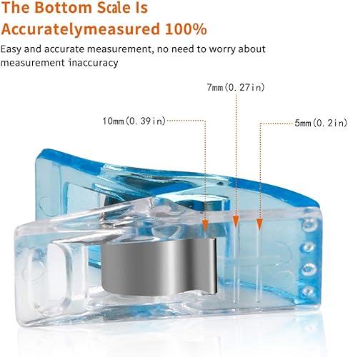 Miniatura 4 de Paquete de 100 clips multicolores Soraco para ganchos de acolchar con costurero de lata