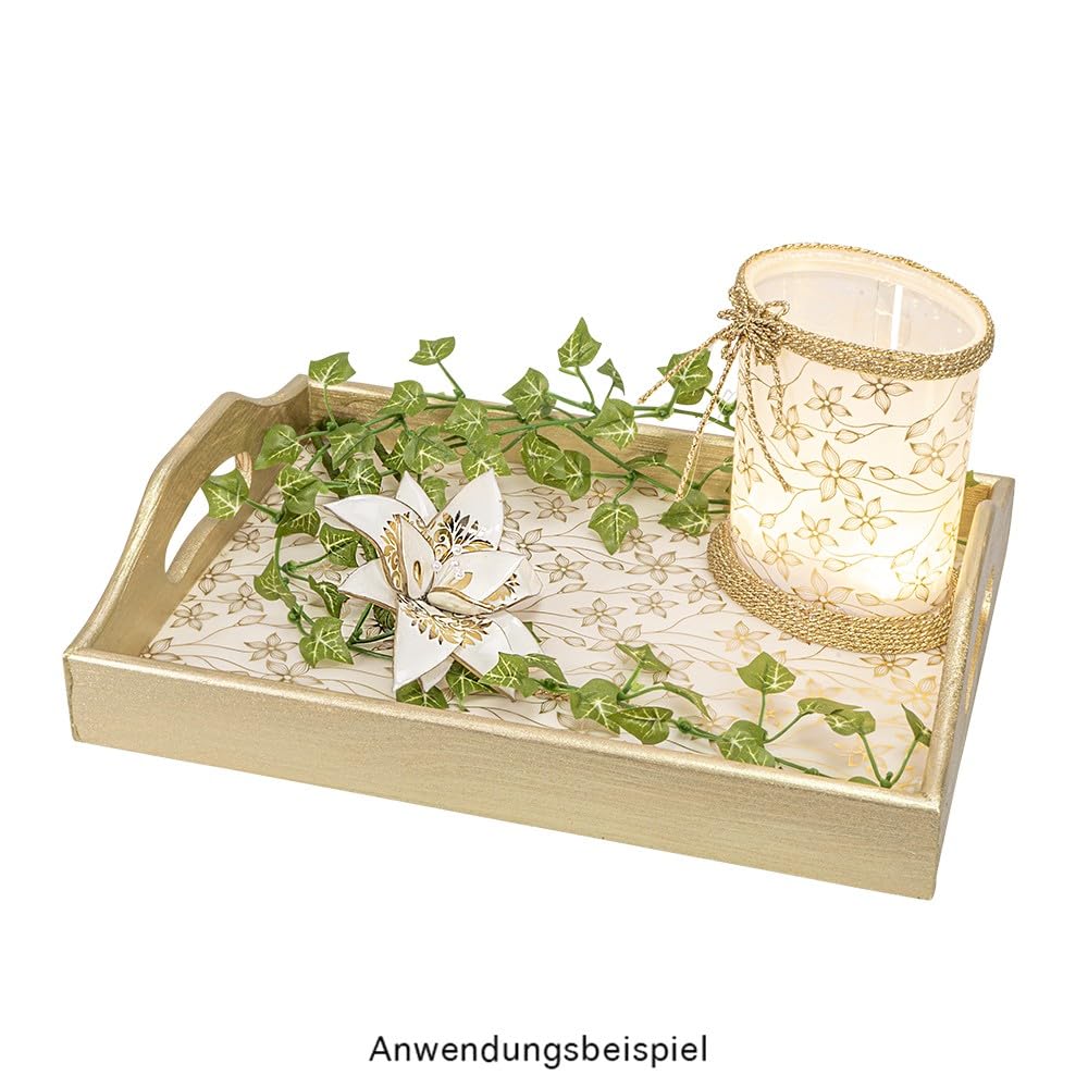 Ideen mit Herz Vassoi in legno | 5 pezzi in diverse dimensioni | vassoio da portata | decorazione da tavolo | decorazione | vassoio per decoupage | fai da te | artigianato | fai da te