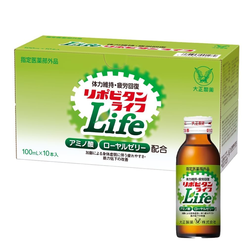 Amazon.co.jp: 大正製薬 リポビタンライフ 1箱（100mL×10本）【指定