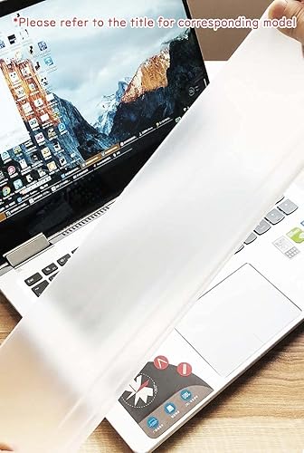 Miniatura 4 de Puccy Paquete de 2 protectores de película compatible con NEC LAVIE Note Standard NS200 R2W S4 de 156 pulgadas de silicona para teclado no