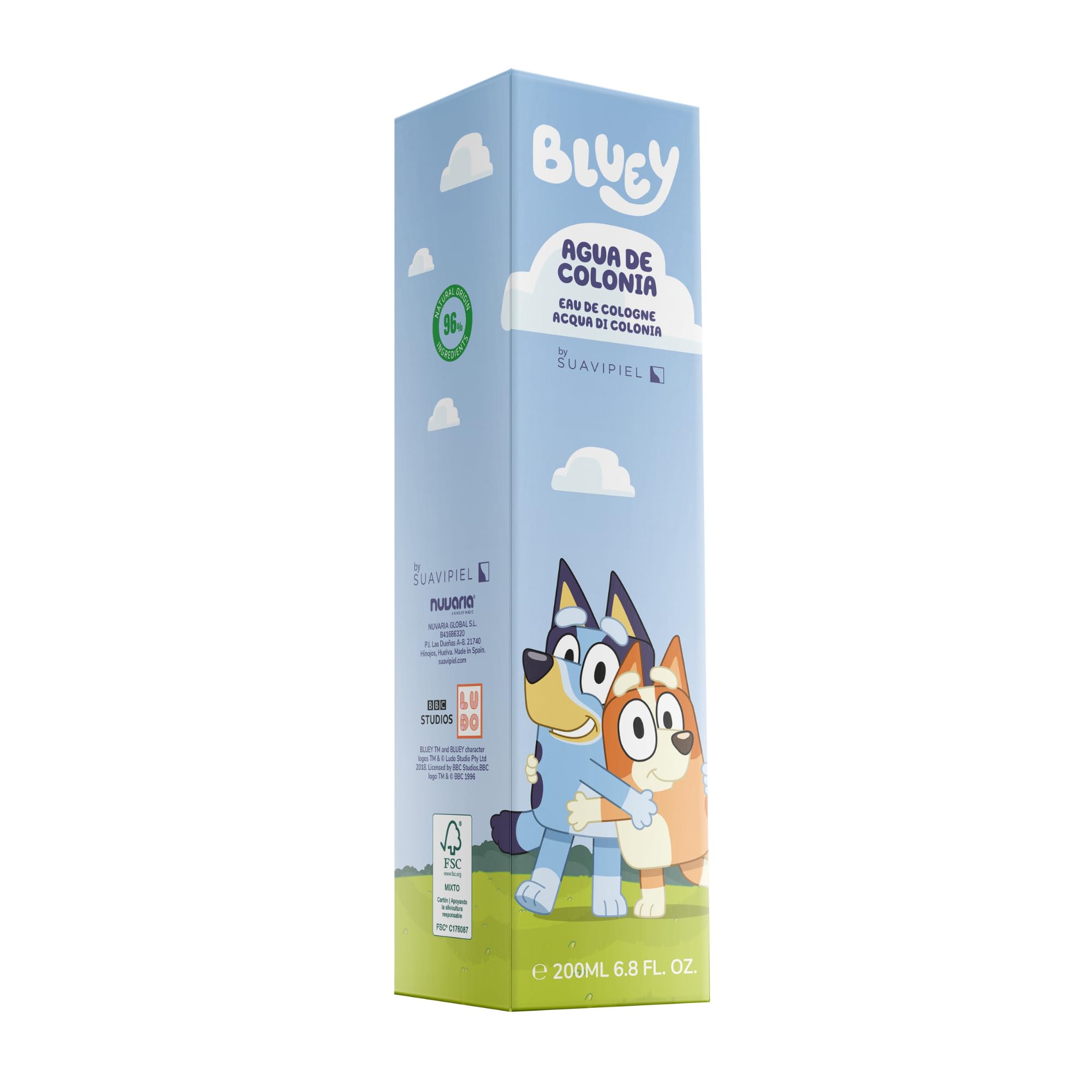 Woda toaletowa dla dzieci 200 ml | Perfumy dla chłopców i dziewcząt +3 lata | Świeży i zabawny zapach | Zapach owoców i kwiatów | Idealny do codziennego użytku