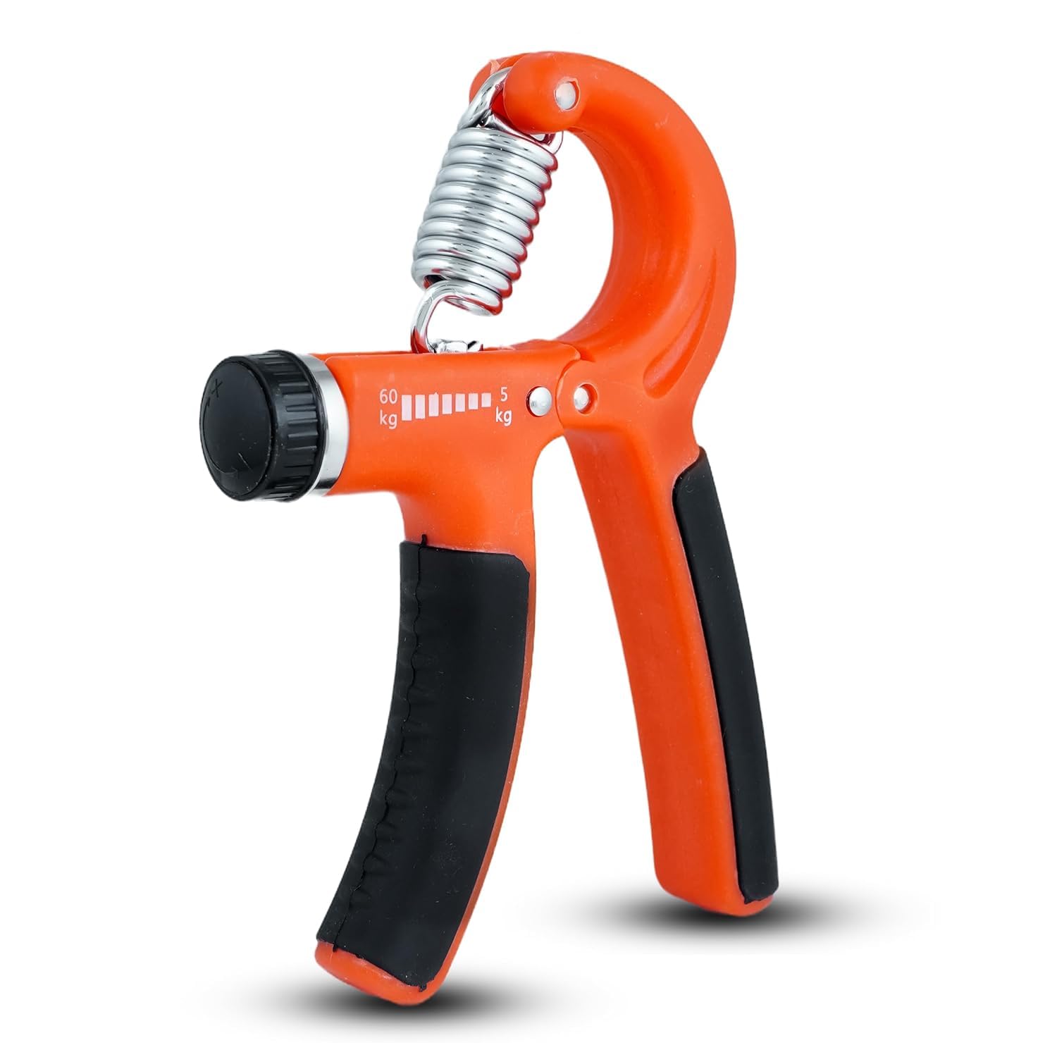 Adjustable Gym Hand Grip Strengthener- Premium Hand Gripper 60 KG for Home Workout, Gym Accessories Forearm Exercise Equipment Finger Exercise Power Gripper (ASSORTED COLOR)