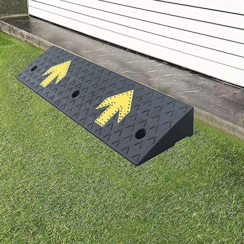 Rampa de goma resistente FREAZE para bordillos 100x25x5cm miniatura 2