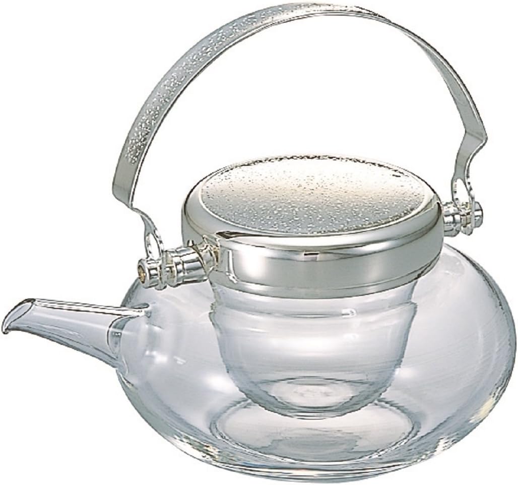 Hario "Maru Chirori" Sake Cooler, 360ml, Embossed Silver