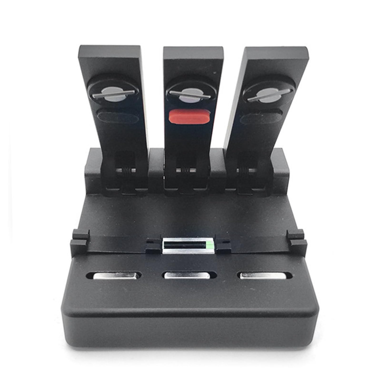Matybobe Optischer Faser-V-Nut-Aligner-Koppler, Bare-Fibre-Adapter, Testadapter für Glasfaserverbindungen