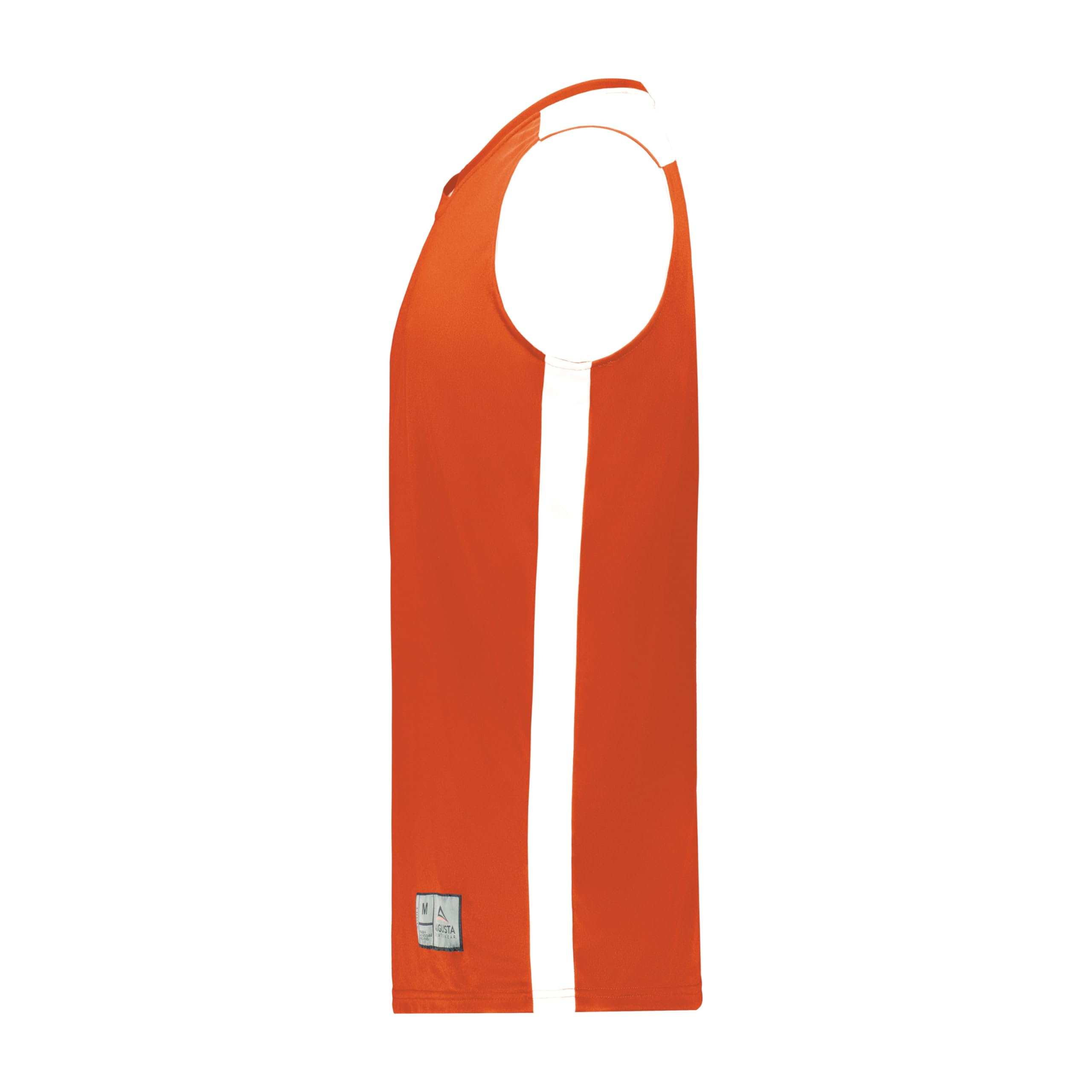 Augusta Sportswear Men's Standard Swish Reversible Basketball Jersey, Orange/White