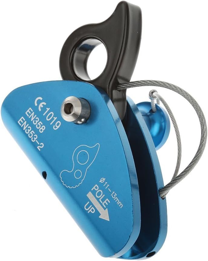 15KN Outdoor Rope Grab Rock Climbing Fall Protection Equipment for 11mm-13mm Rope