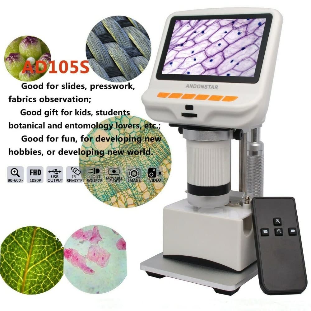Akcesoria do mikroskopu USB HD ekran mikroskop wideo LED podświetlany 600-krotne elektroniczne cyfrowe szkło powiększające ruchome obserwuj trwałość sceny i niezawodną wydajność