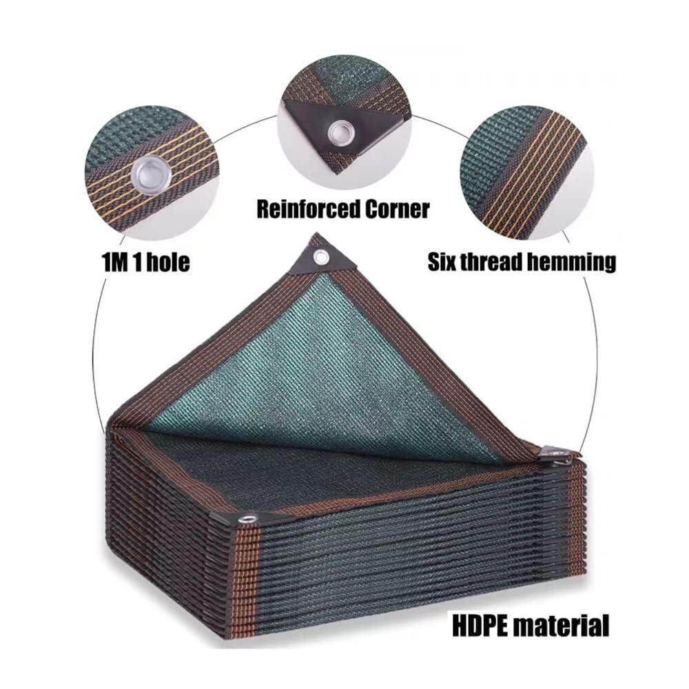 Rete ombreggiante per pergola da esterni, protezione UV al 90%, per terrazze e verande (1 x 2 m, 2 x 5 m, 4 x 4 m, 5 x 8 m, 6 x 10 m, 4 x 9 m)