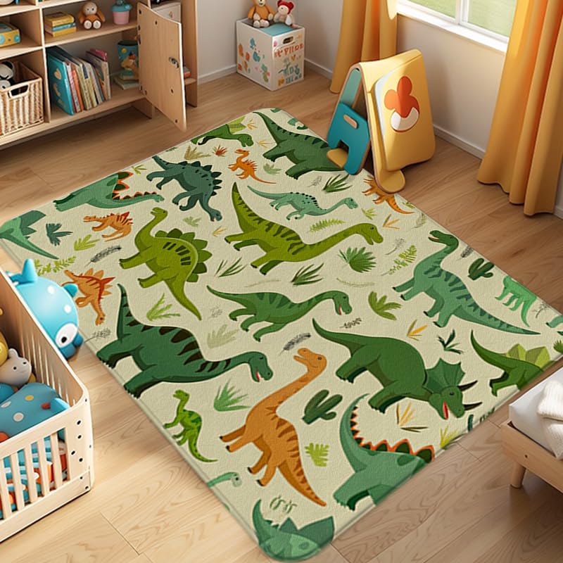 Tapete decorativo dinosaurio 150x100 cm miniatura 3