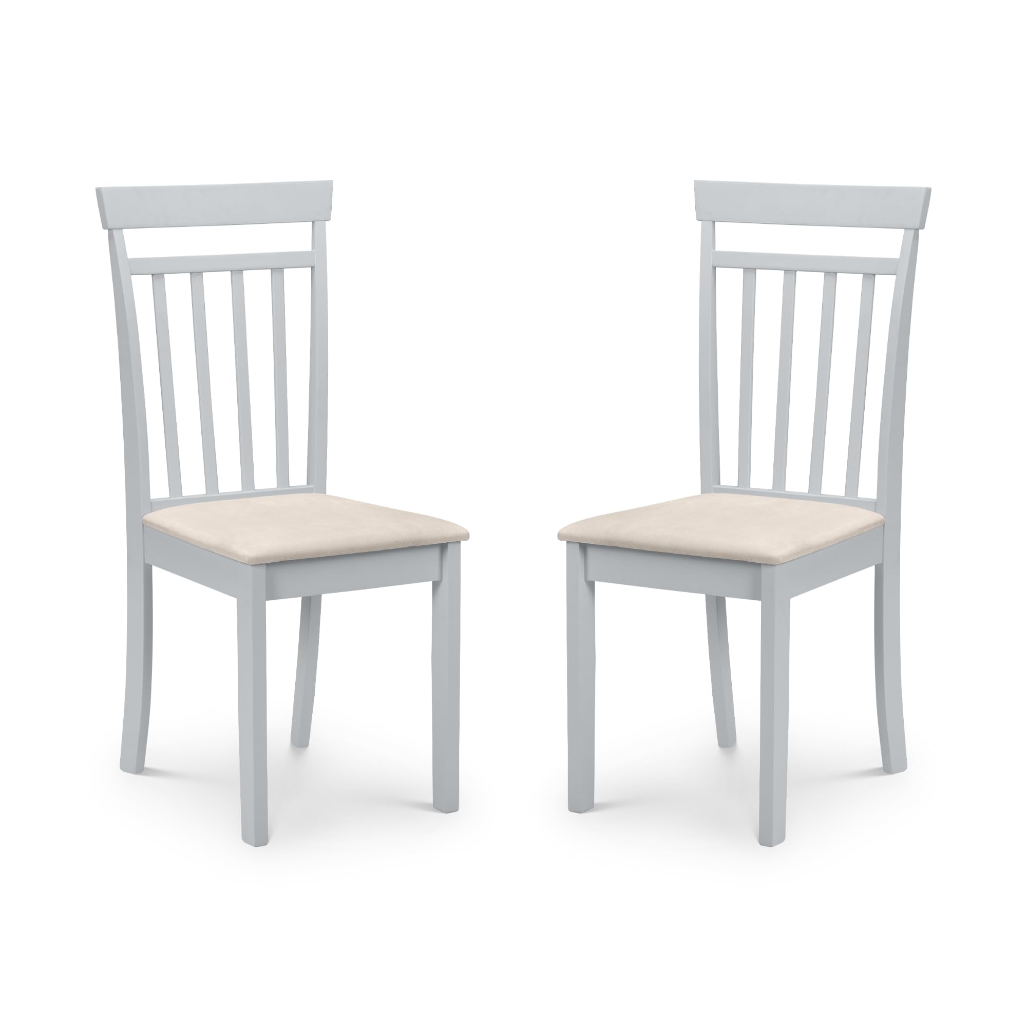 Julian Bowen Set Of 2 Coast Dining Chairs - Grey