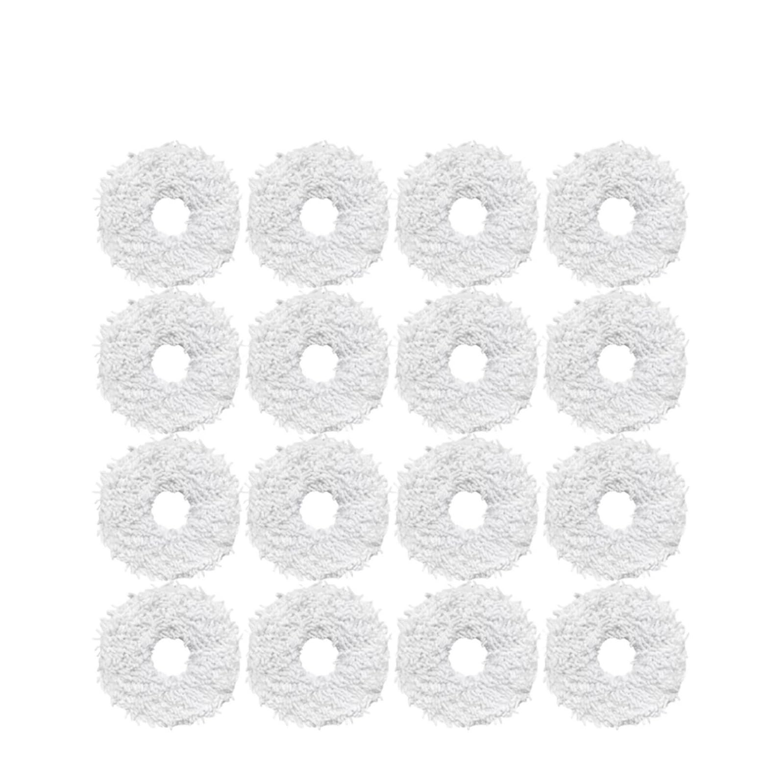 GENTERUN Mop Cloth Pad ，Compatible For Ecovacs，N9 + ，Compatible For Yeedi，K10 Mop Robot Vacuum Cleaner Spare Parts,vacuum Mop Pads(Mop-16PCS)