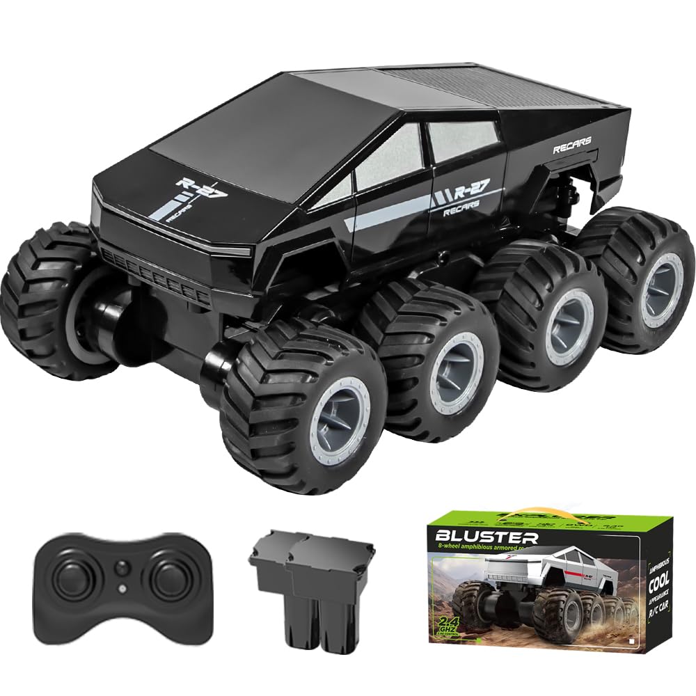 Amazon.co.jp: ZAVEN 水陸両用 ラジコン オフロード 8WD トラック 人気