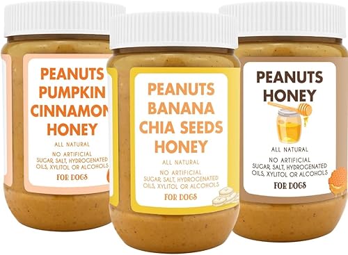 Miniatura 2 de Pumpkin Pup + Ruff Ruff Raw + Barkin Banana Buddy Budder, mantequilla de maní para perro 100% natural, golosinas saludables para perros, hechas en