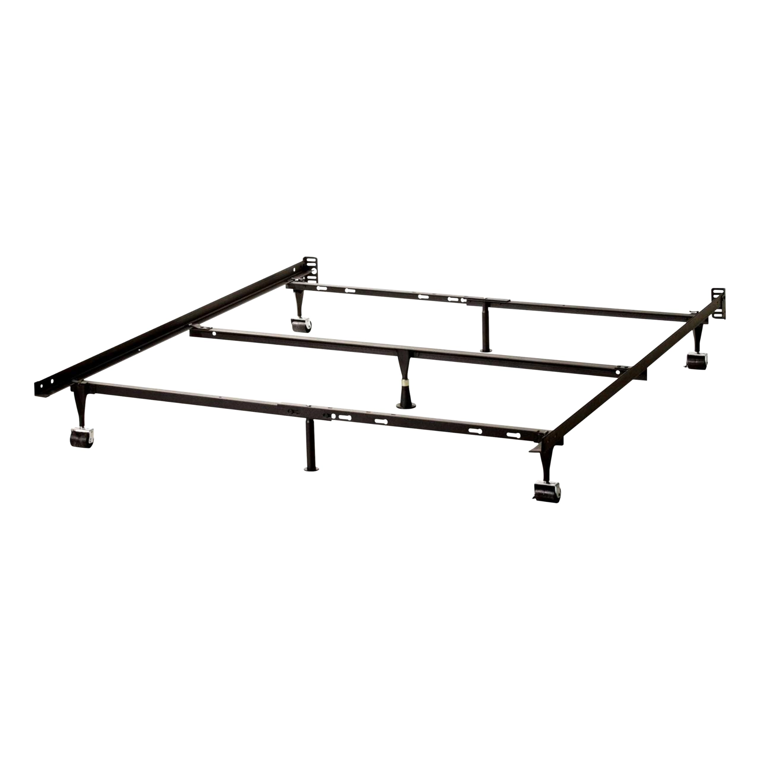 KB Designs – 7 Leg Adjustable Metal Bed Frame with Center Support Legs, Queen/Full/Full XL/Twin/Twin XL Beds