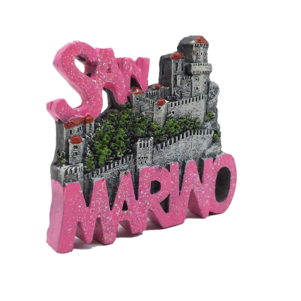 3D San Marino Fridge Magnet Travel Sticker Souvenir Gift Collection Home & Kitchen Decoration Magnetic Sticker Refrigerator Magnet