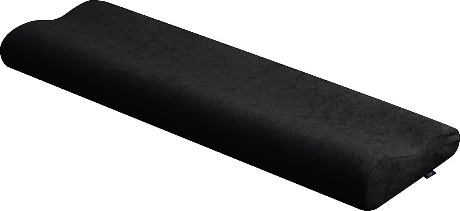 (100% urethane foam use) 100cm long memory foam pillow black [10/6/7cm width height of about 100cm x 30cm x depth] (japan import) by N/A