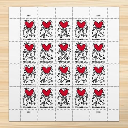 United States Postal Service Love 2025 Postage Stamps (Sheet of 20)