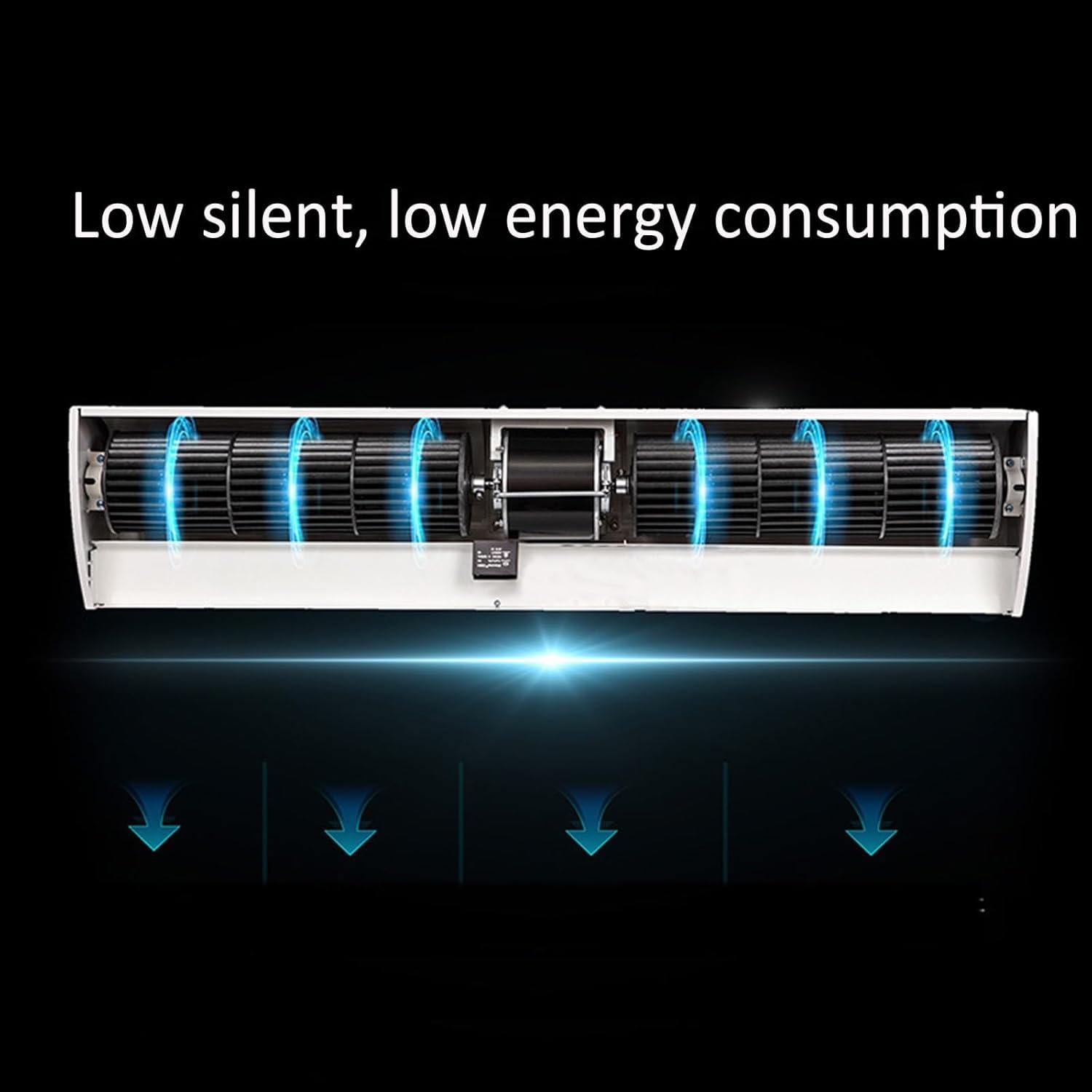 An der Wand montierter Luftschleierventilator Kommerzieller Ultrahochleistungs-Innenluftventilator Tastenbedienung(90cm)