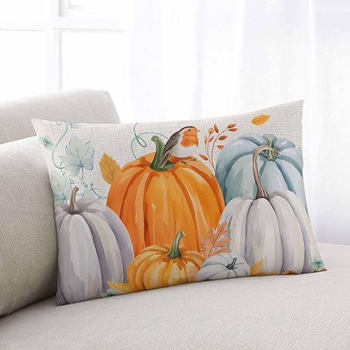 Miniatura 9 de Fundas de almohada de Navidad de muñeco de nieve rosa de 16 x 24 pulgadas, fundas de almohada rectangulares de invierno con copos de nieve de