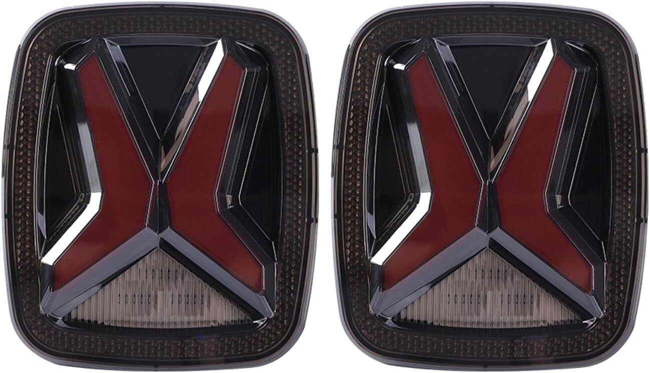 light Car Light Assembly Tail LampRear Lamps Brake For Reverse Daytime Running Lights For Jeep For Wrangler CJ TJ YJ(US RED VERSION)