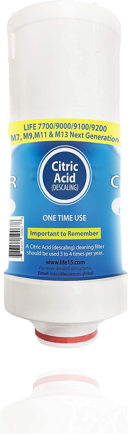 Life Ionizer 7700/9000/9100/9200/M Series (not MX) - Internal Replacement Filter Citric Acid Cleaning Cartridge