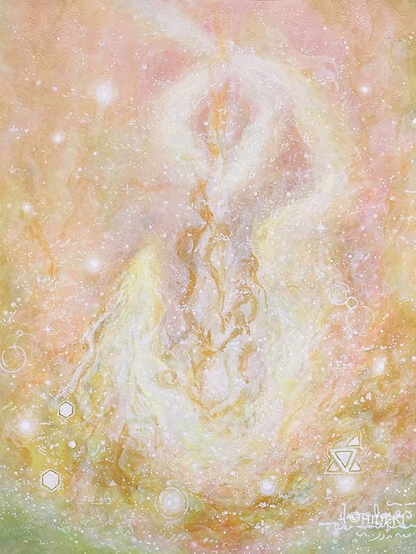 Amazon.co.jp: 絵画 直筆アート 「光龍」HIDEKI ｜アクリル画 抽象画