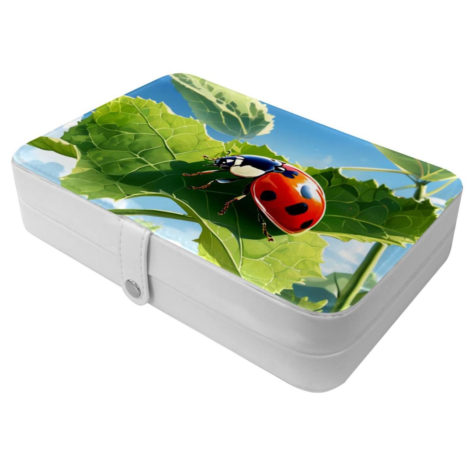 Boîte à bijoux de voyage anti-nœud avec organisateur pour bracelet et boucles d'oreilles