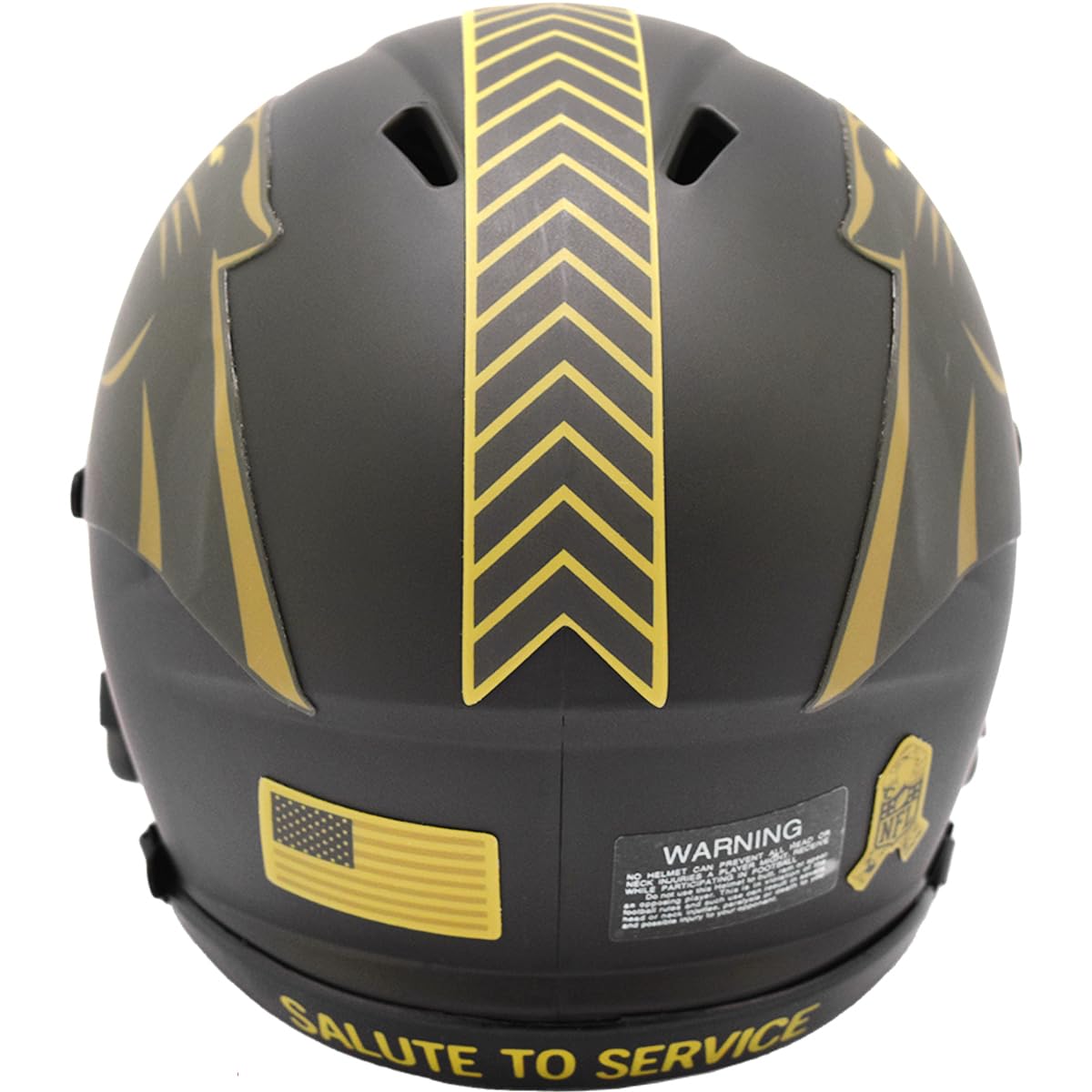 NFL Salute to Service 2025 Carolina Panthers Mini Helm Speed Footballhelm