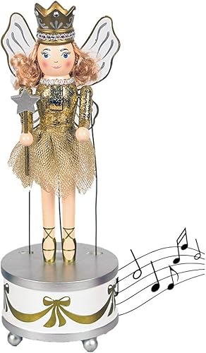FUNPENY - Cascanueces de reina bailarina clásica con caja de música, 12 pulgadas de alto