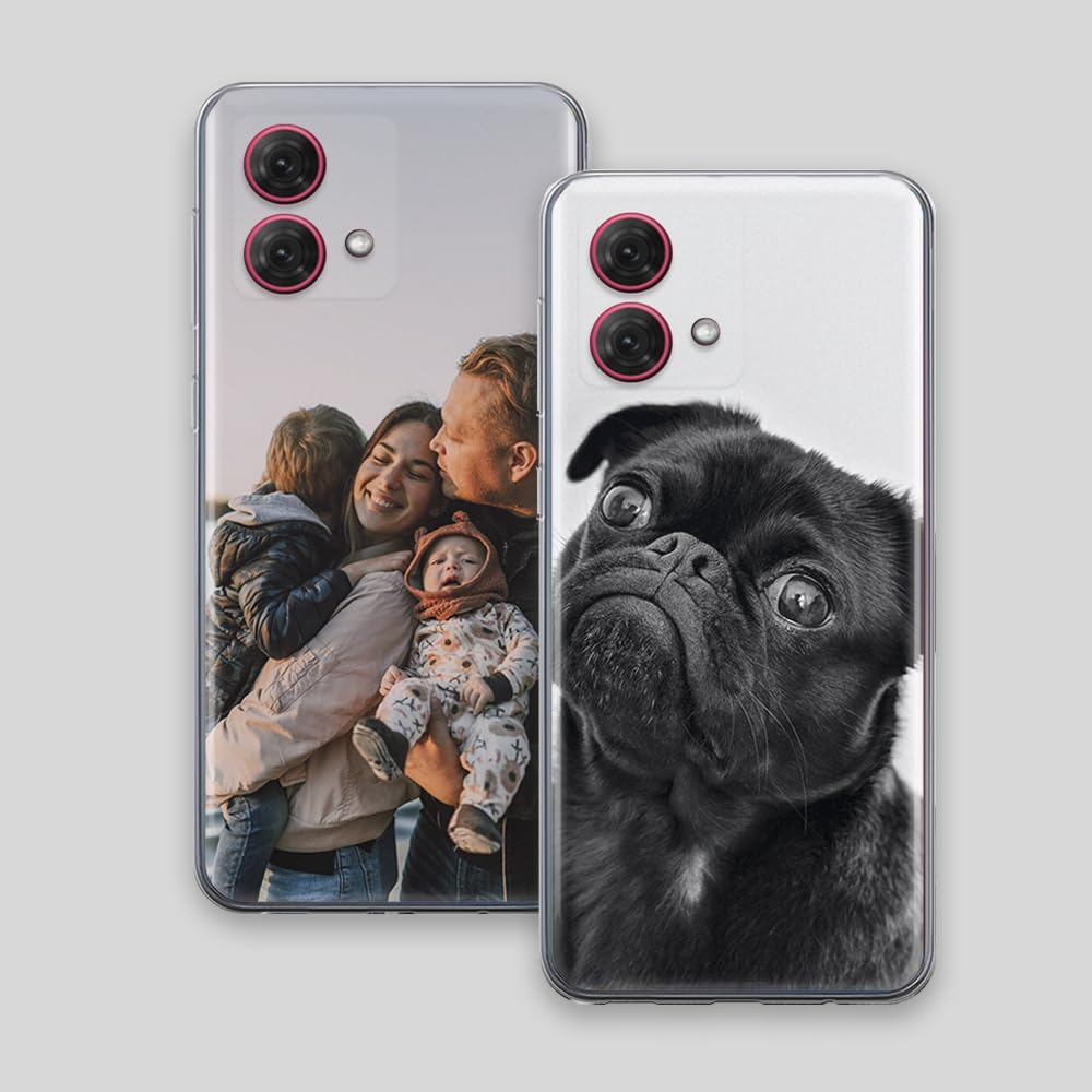 Pevita Personalisierte Handyhülle Für Motorola G54 5G Mit Eigenem Foto – Maßgeschneidert Als Geschenk Für Ihn, Sie Oder Kinder